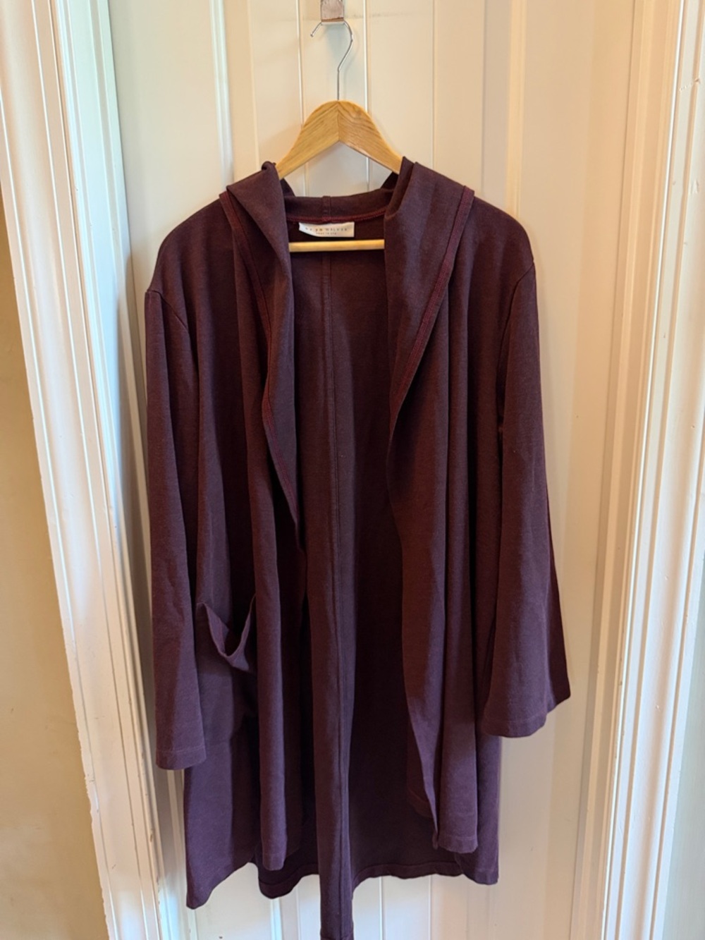Bryn Walker hooded wrap jacket - Picture 2 of 6